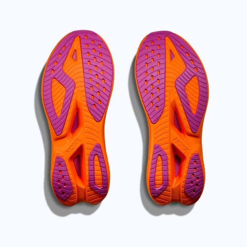 NEW HOKA men's mach x 2 running shoes in black/electric aqua - Picture 7 of 7